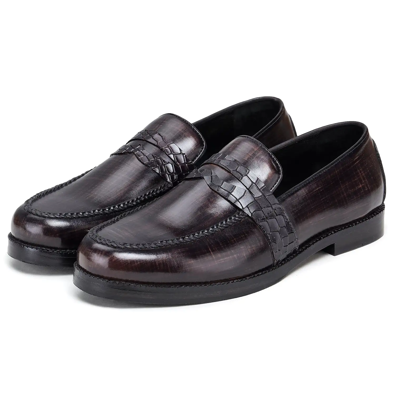 Penny Loafers - Coffee Color