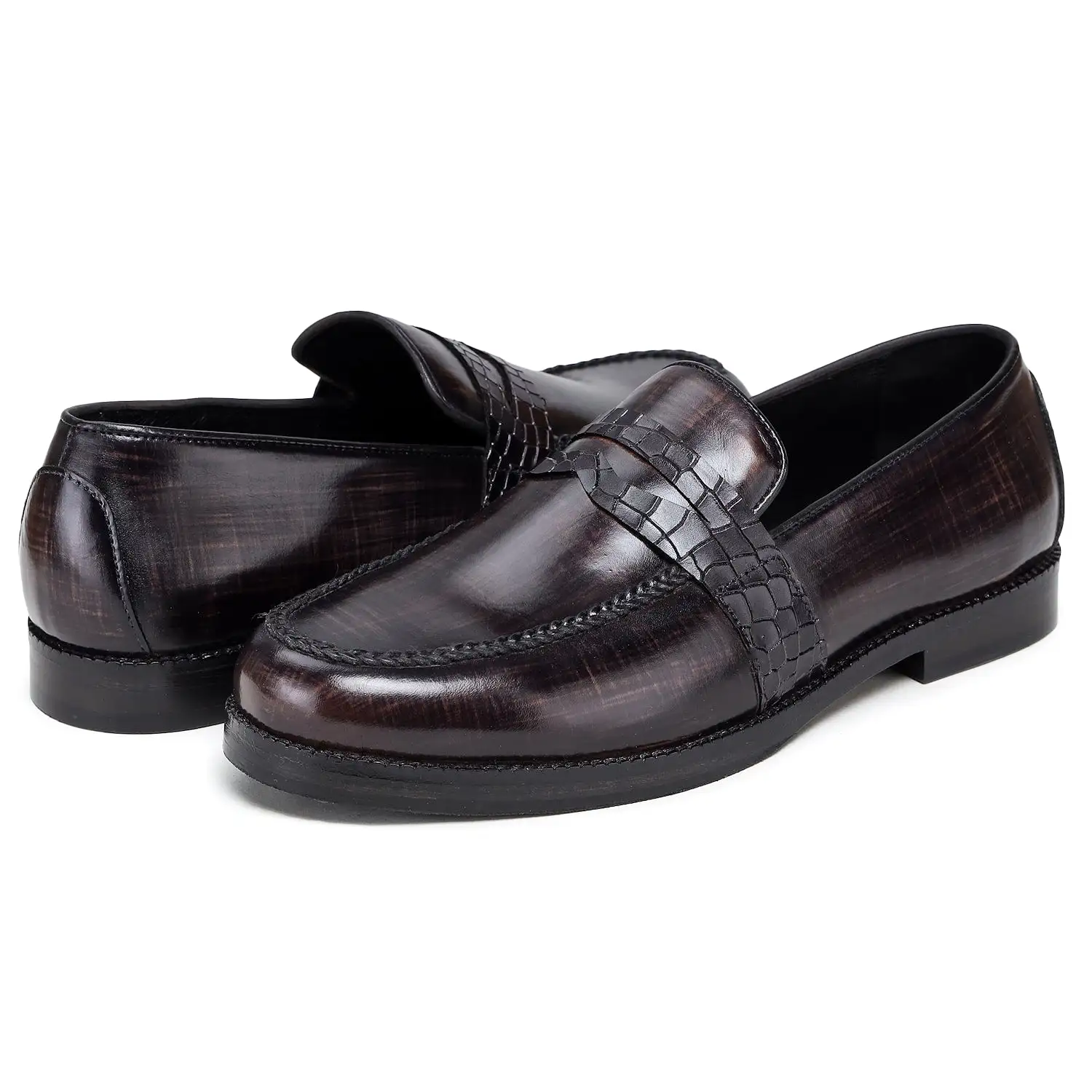 Penny Loafers - Coffee Color