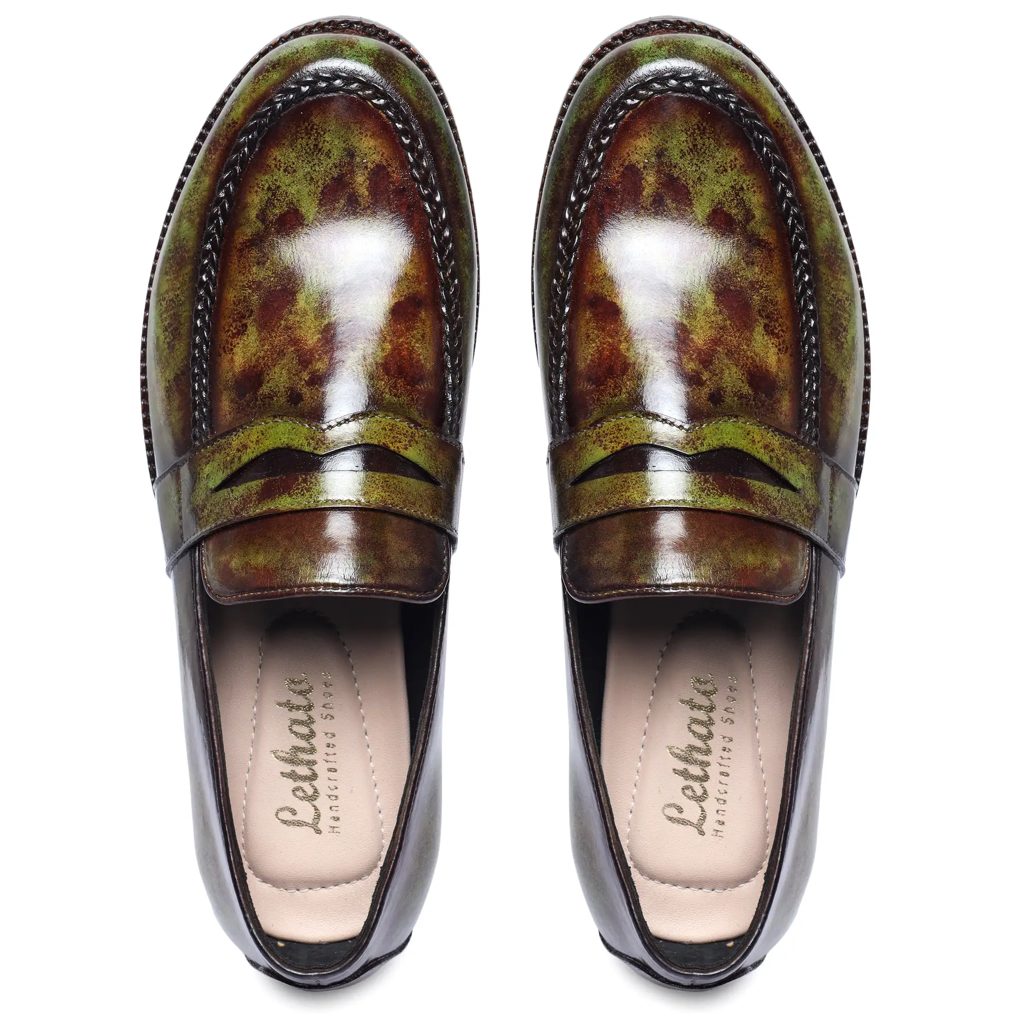 Penny Loafers - Green