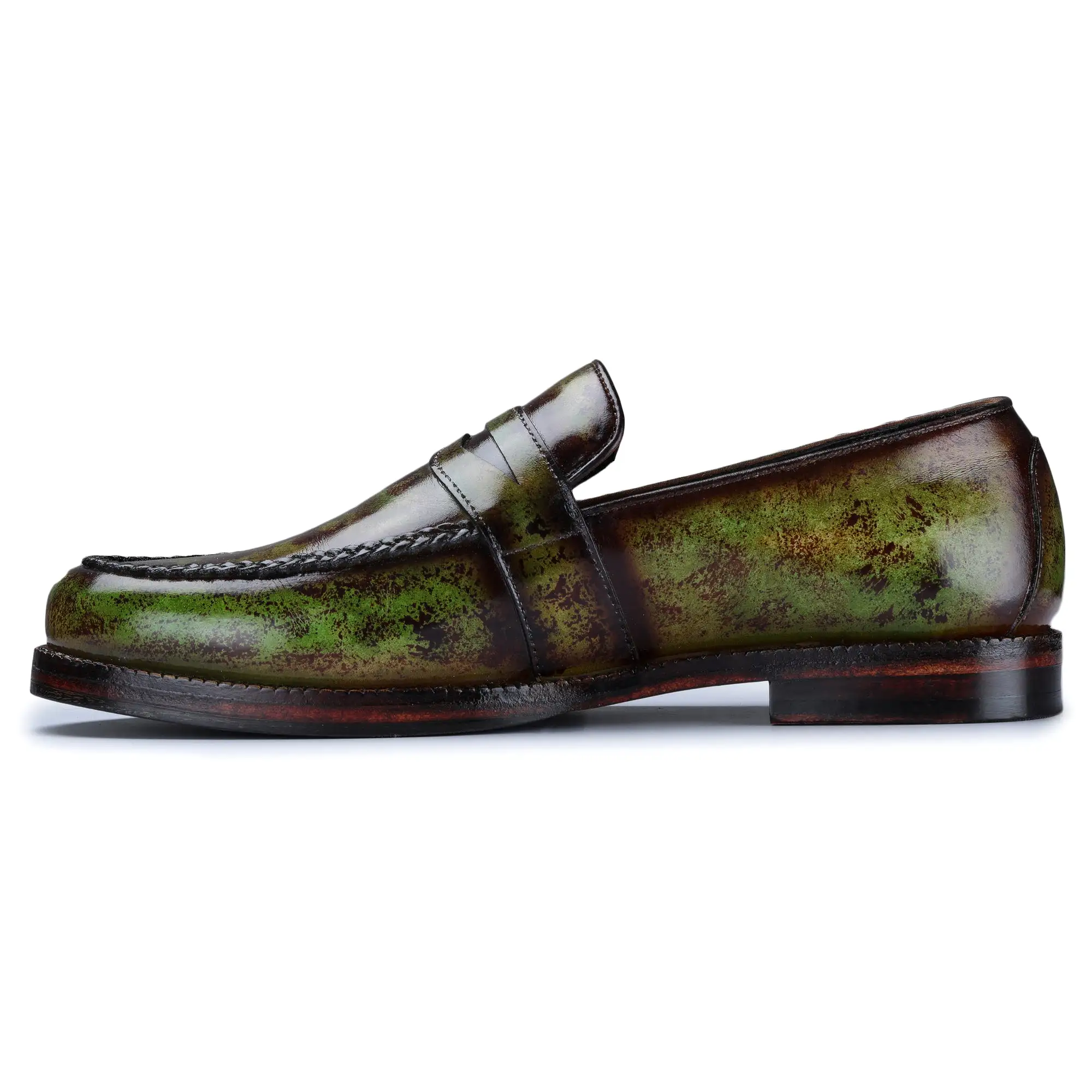 Penny Loafers - Green