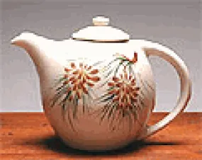 Pinecone Ceramic Teapot 32 Oz. Made in the USA by Emerson Creek Pottery