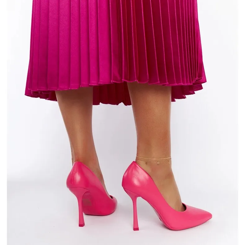 Pink Rodney high heels