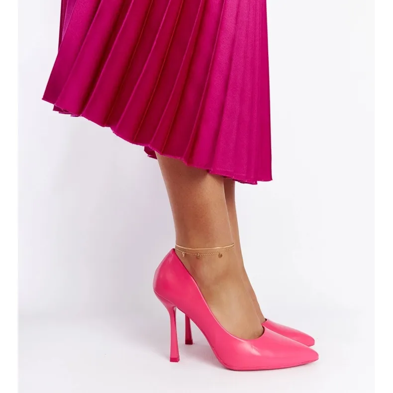 Pink Rodney high heels