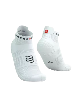 Pro Racing Socks RUN LOW v4.0 White/ Black