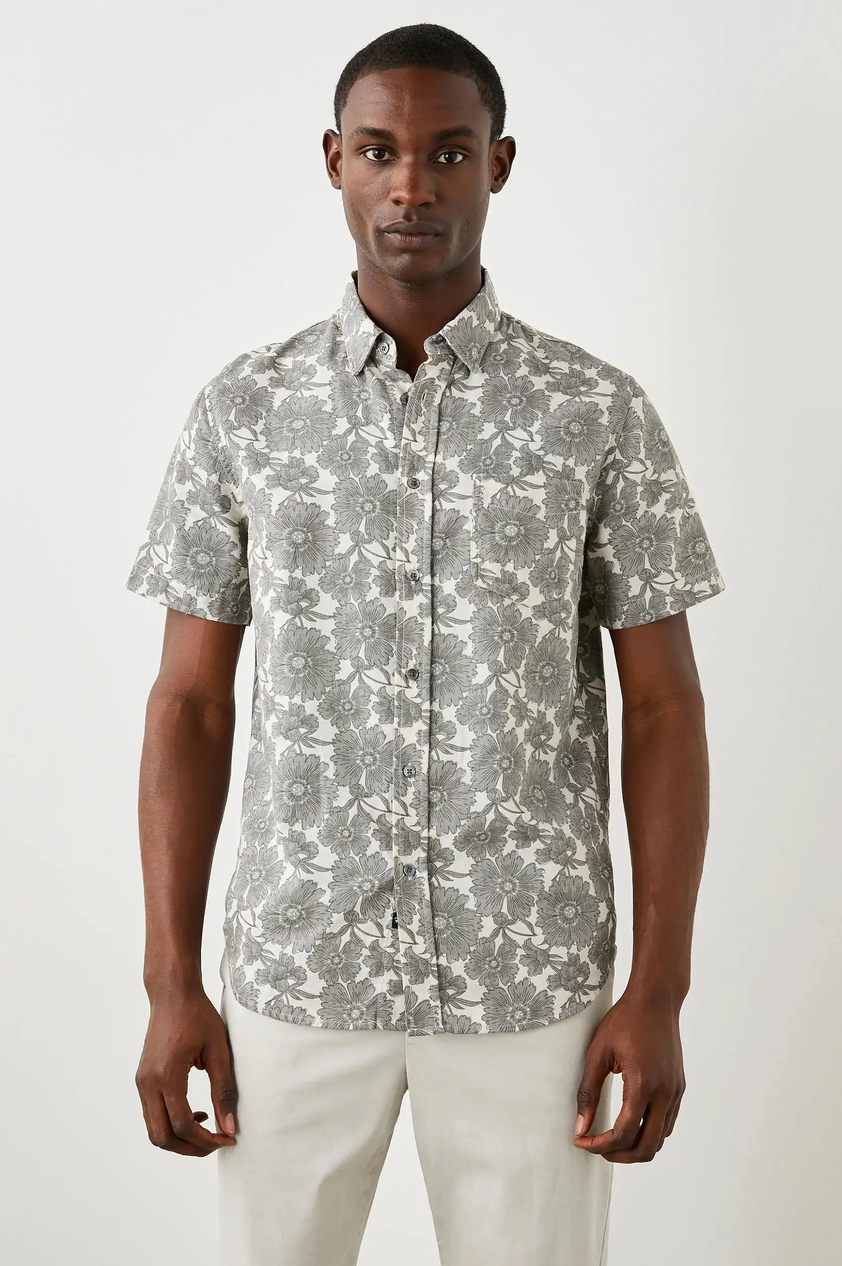 Rails Fairfax Shirt Dappled Petal Monochrome*