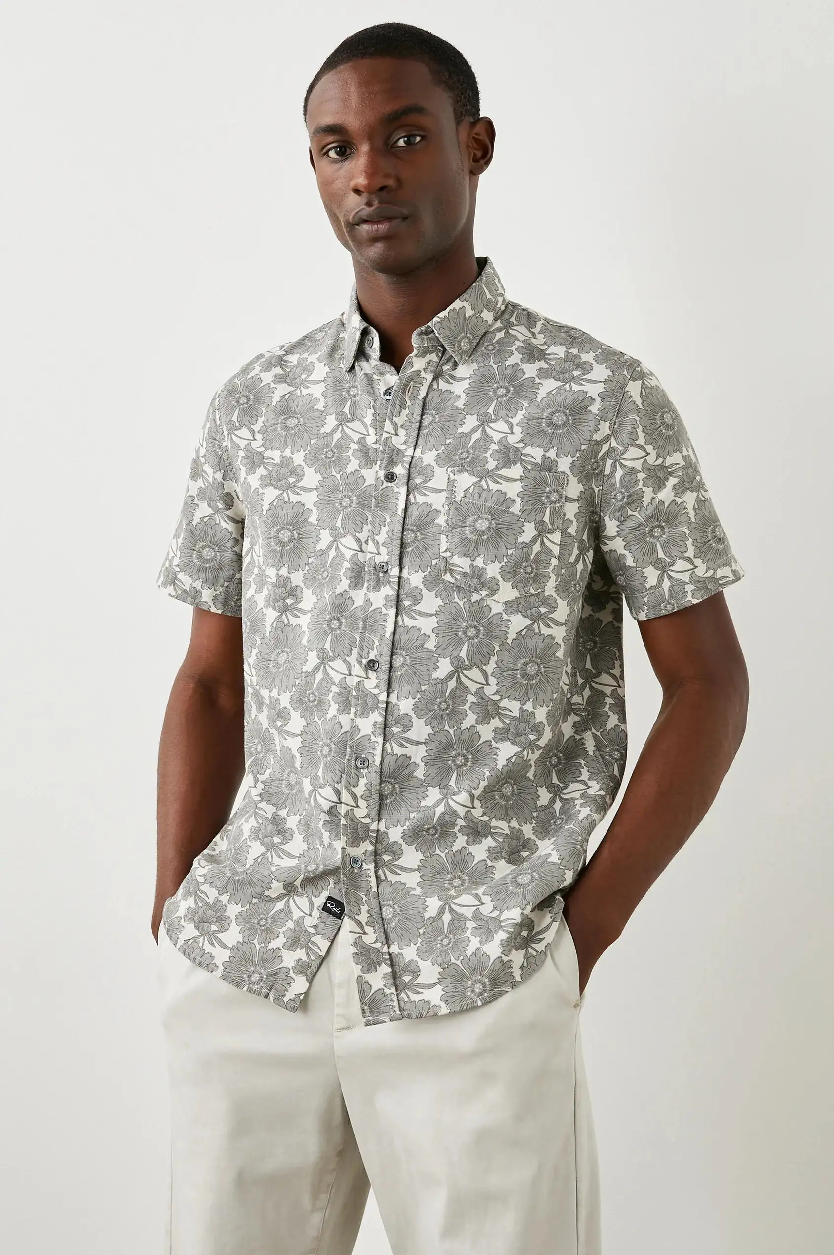 Rails Fairfax Shirt Dappled Petal Monochrome*