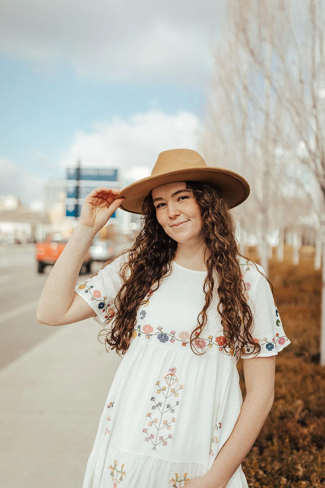 Sarah Wide Brim Hat