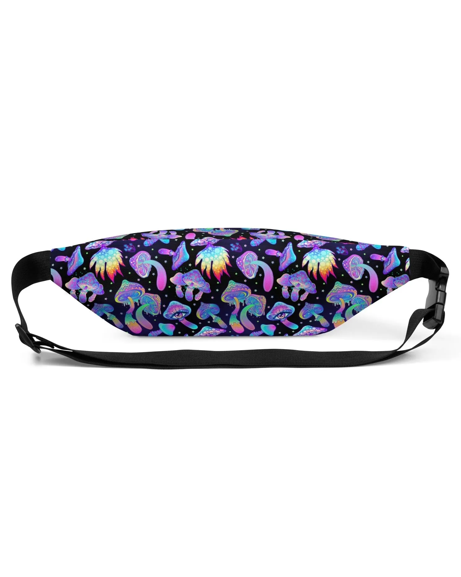 Shroomin Black Fanny Pack