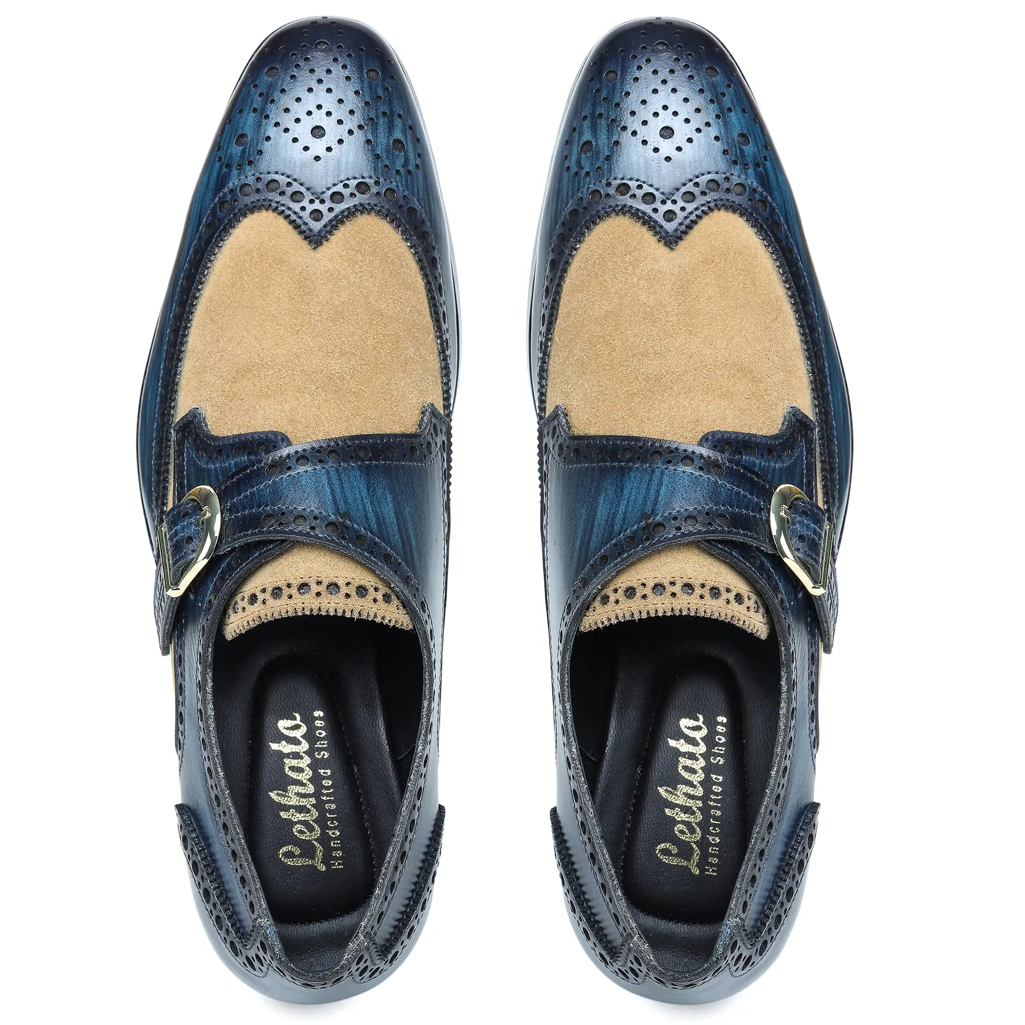 Single Monk Strap - Navy Blue