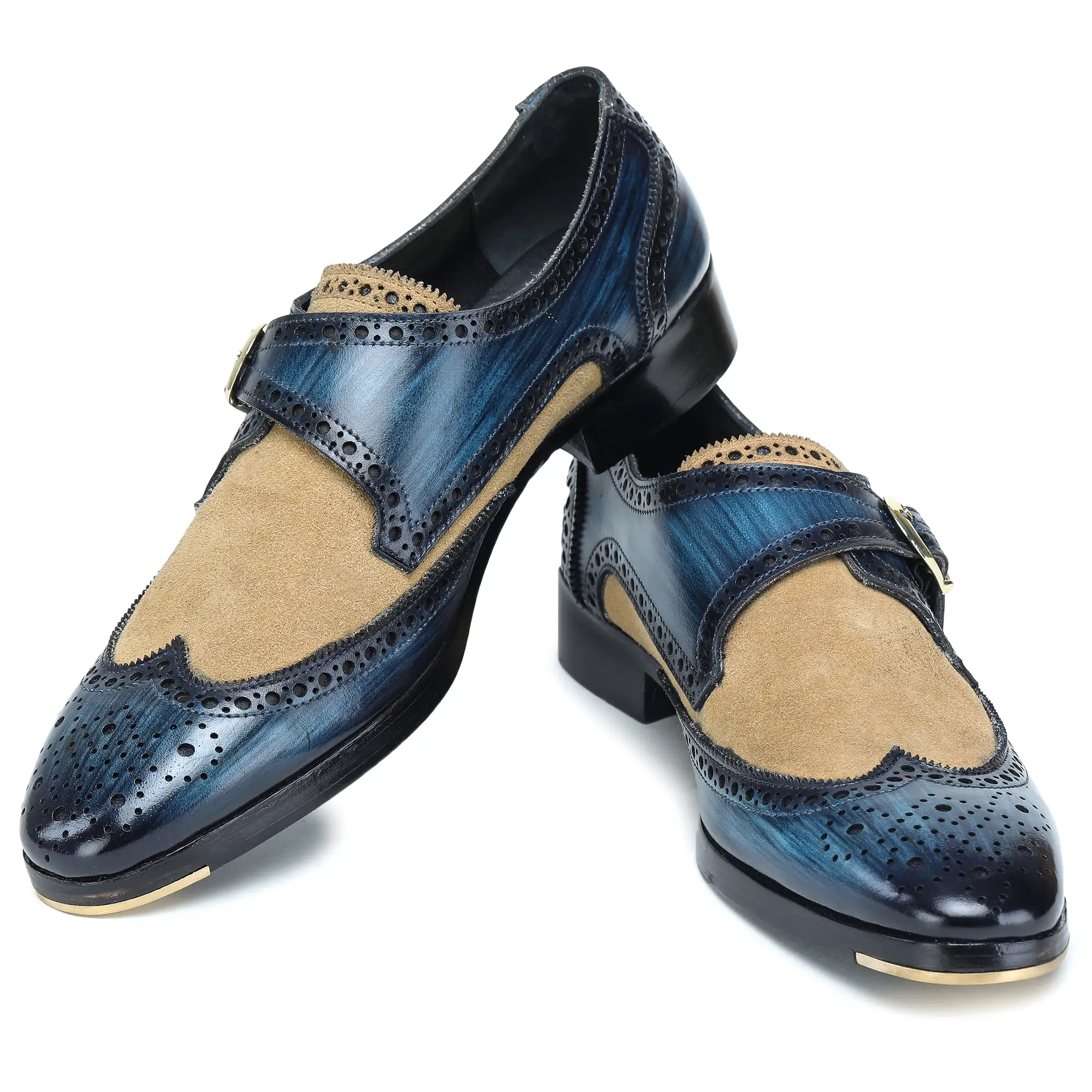 Single Monk Strap - Navy Blue