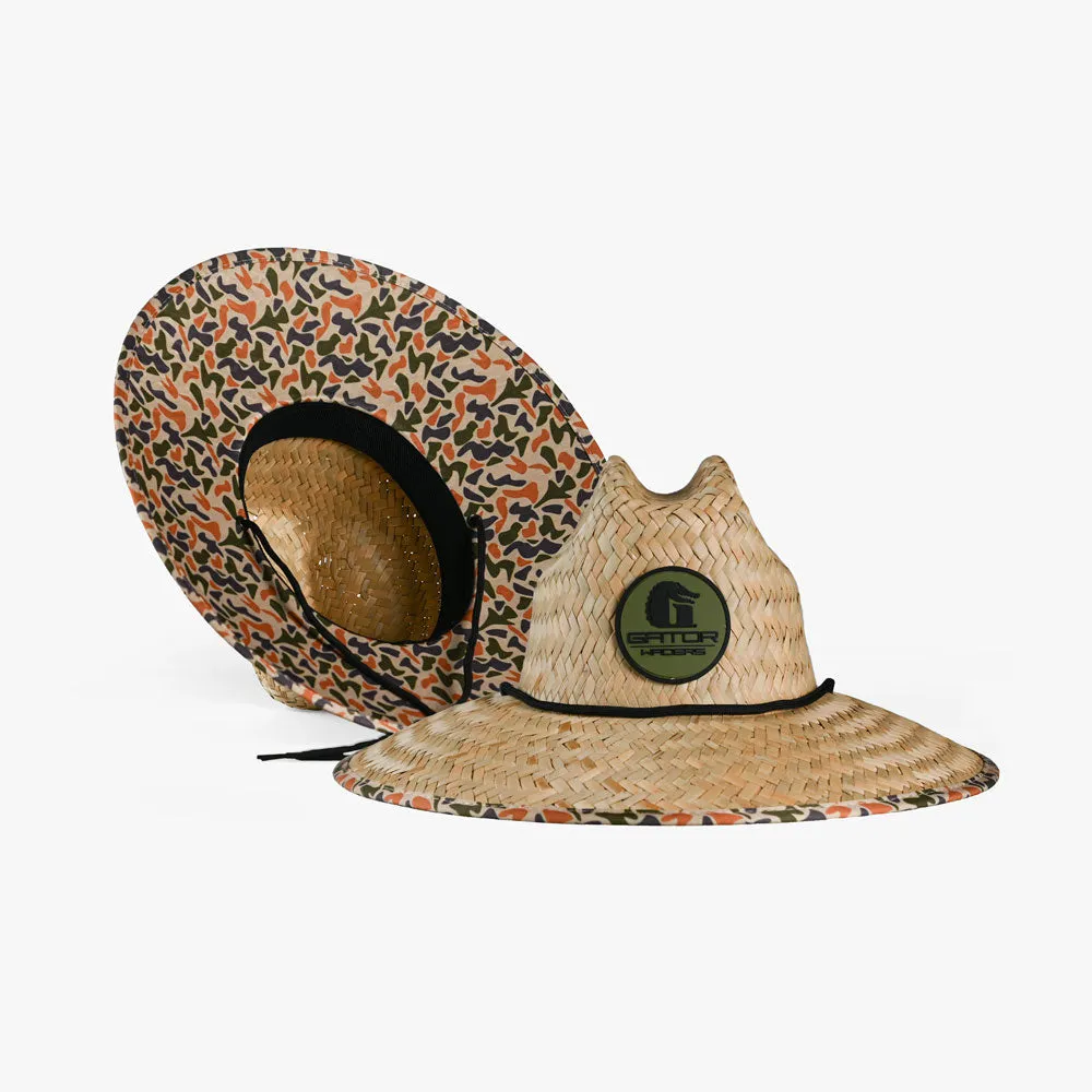 Straw Hat | Old School Camo by Gator Waders