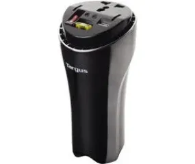 Targus APV018AP Car Charger with 200W power inverter - 3-Pin Power Socket + 2.1 USB Fast Charging