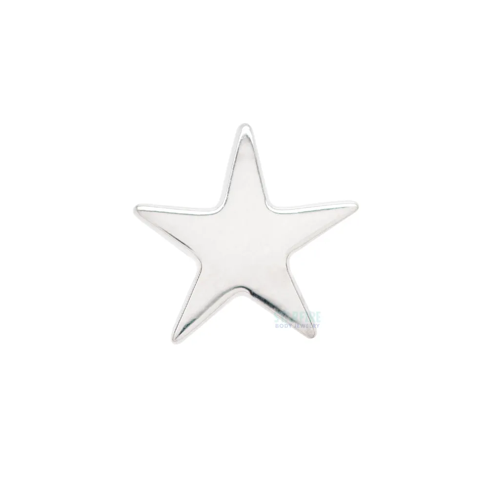 threadless: Flat Star Pin in Gold