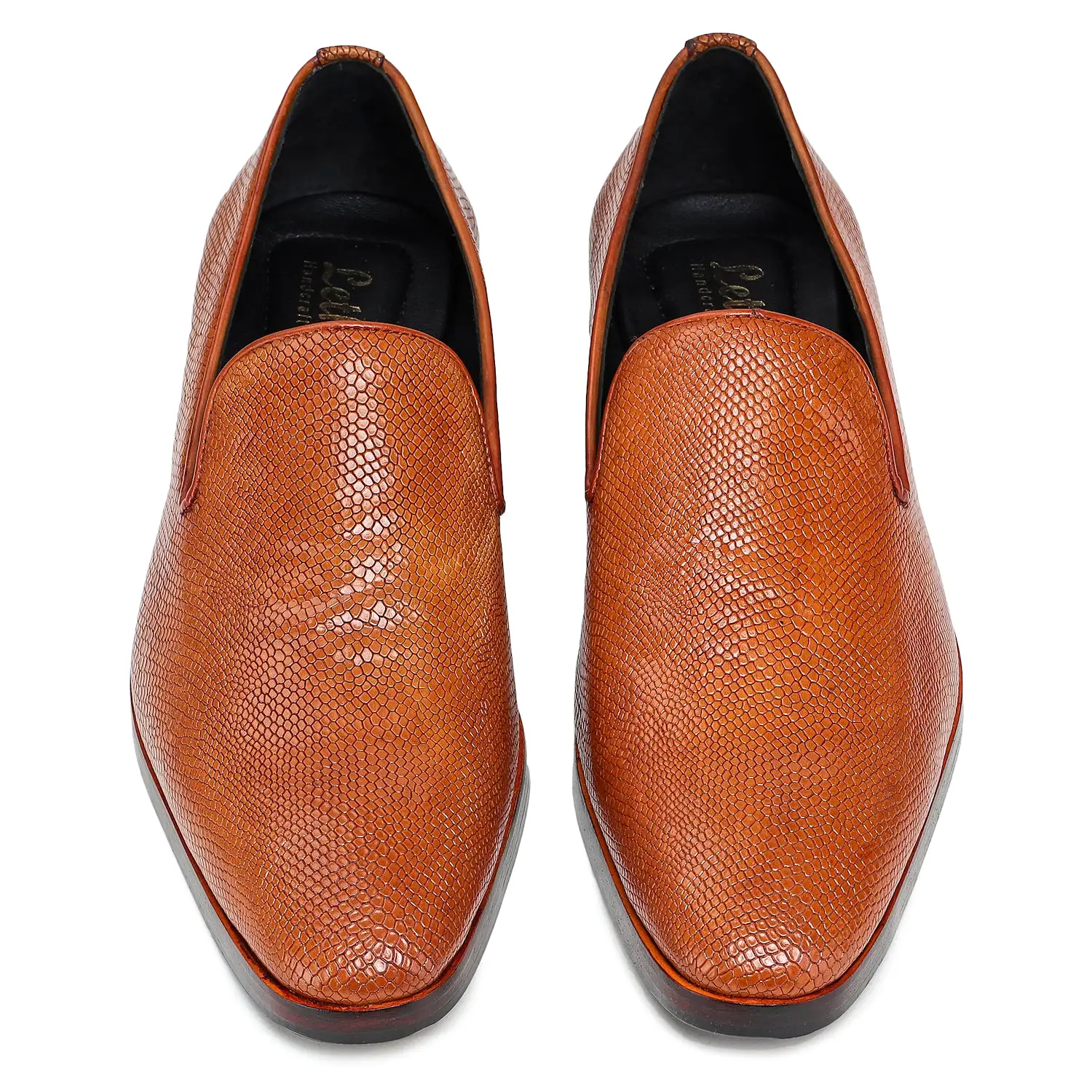 Venetian Loafers - Python Cognac