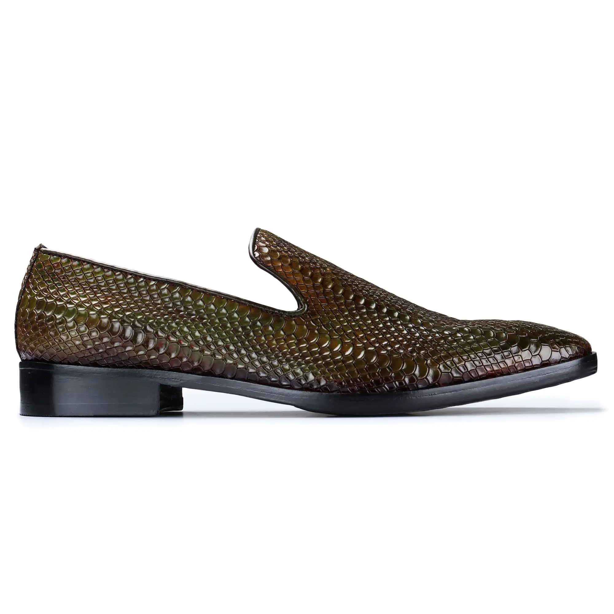 Venetian Loafers - Python Green