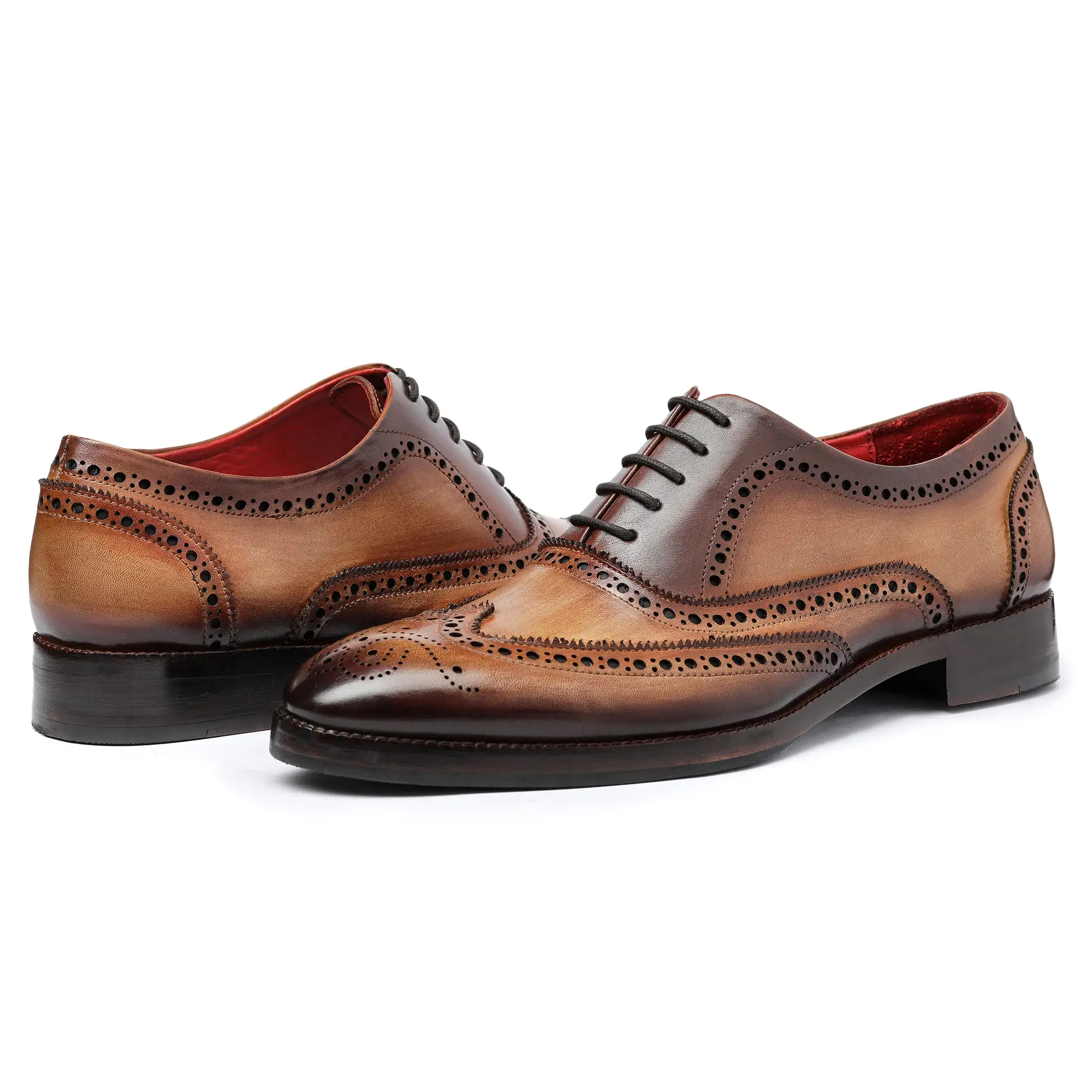 Wingtip Brogue Oxford- Brown