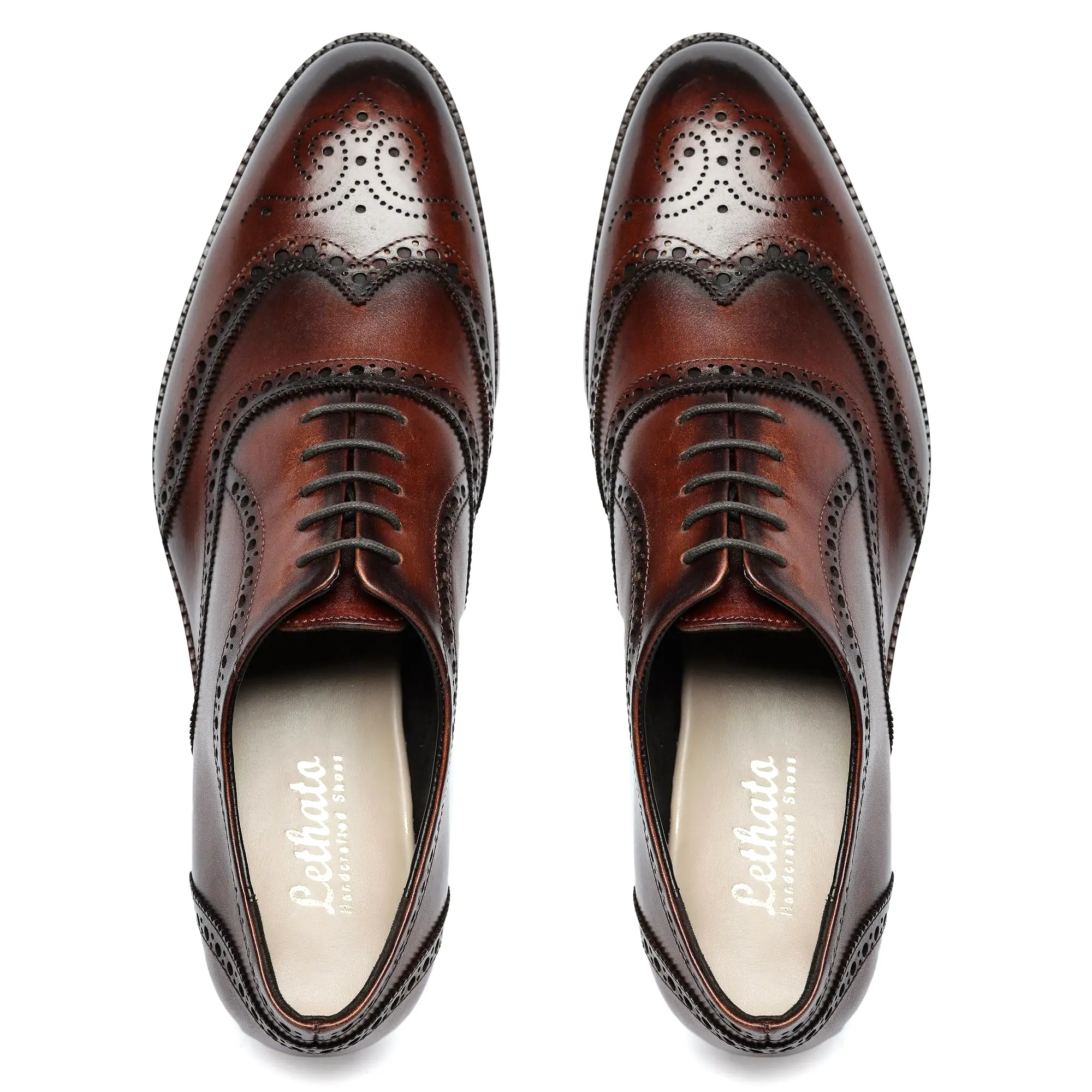 Wingtip Brogue Oxford- Dark Brown