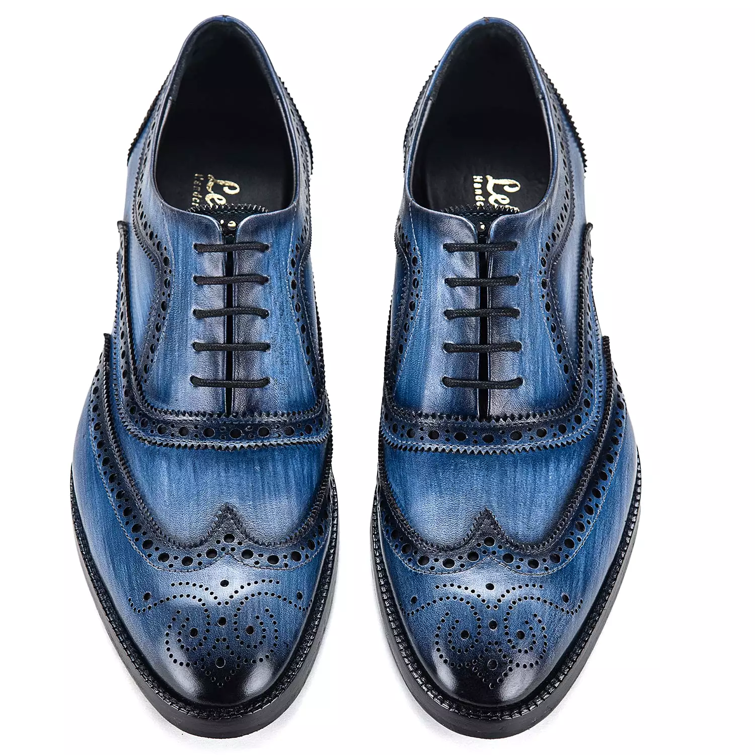 Wingtip Brogue Oxford- Navy