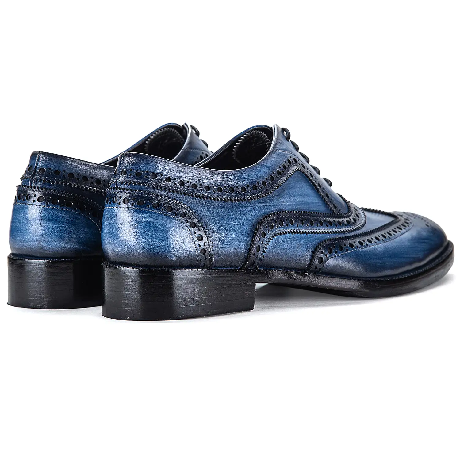 Wingtip Brogue Oxford- Navy