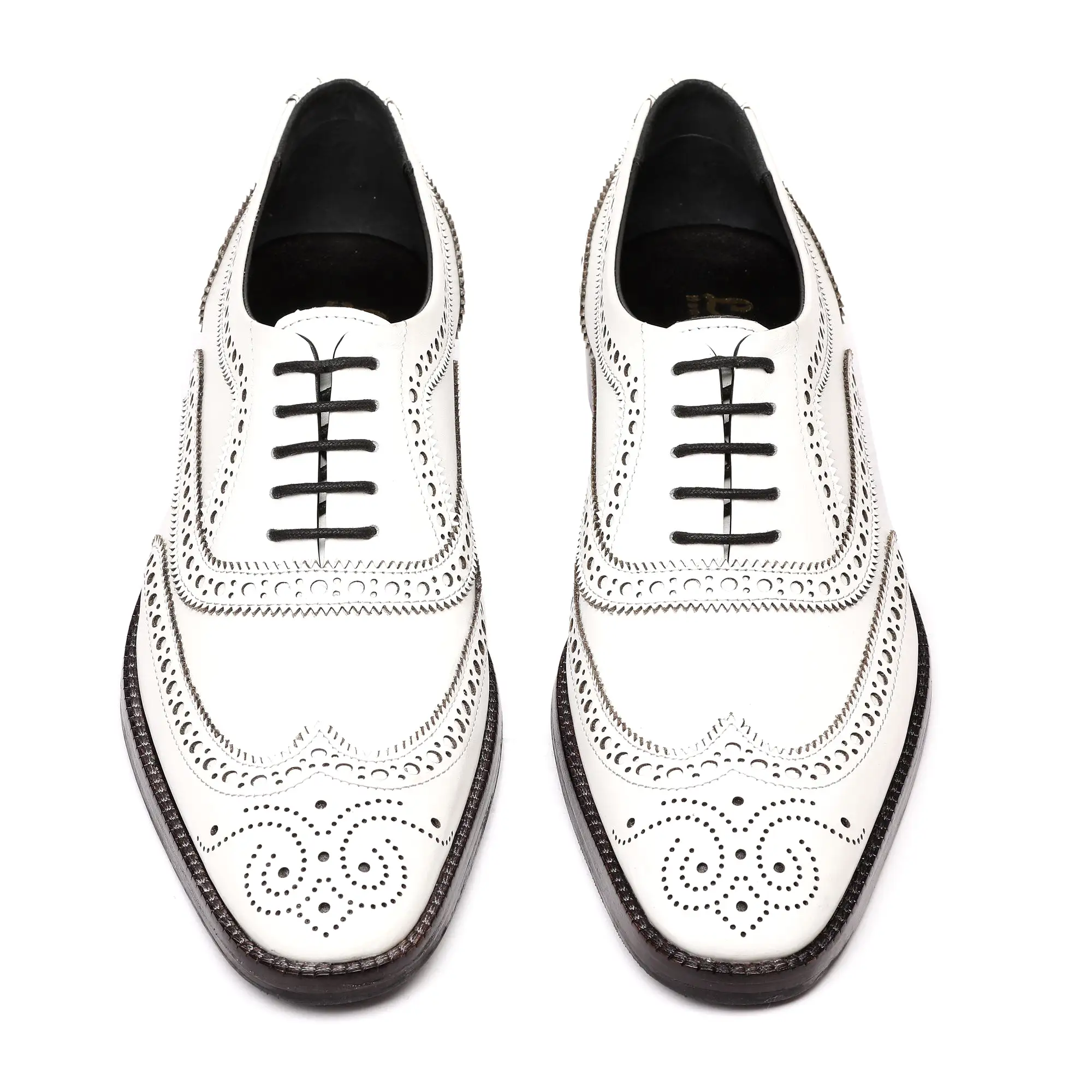 Wingtip Brogue Oxford- White