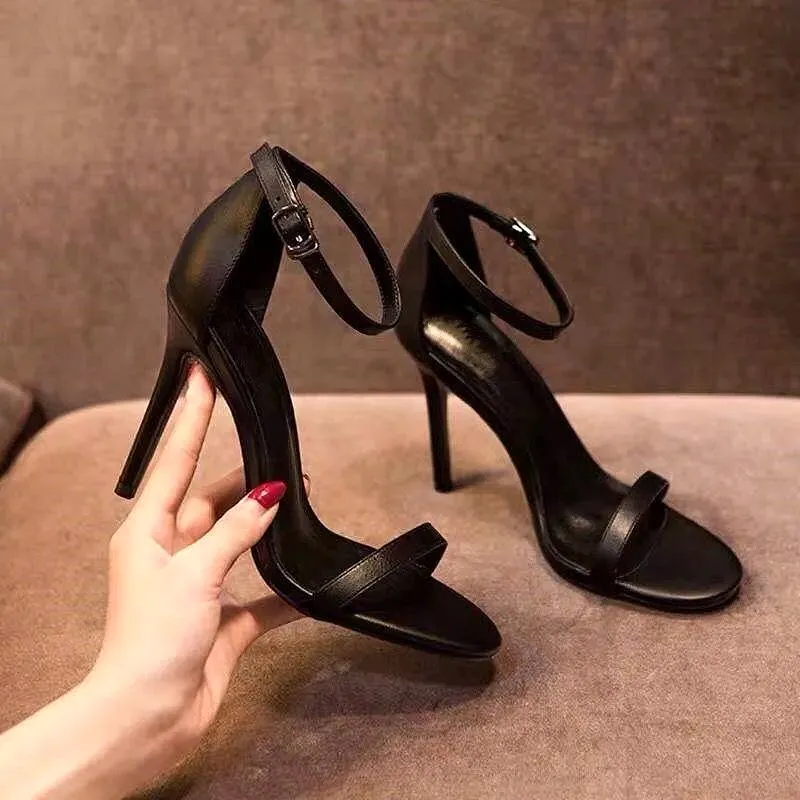 Women's new style trendy fashion high heels with stiletto heels